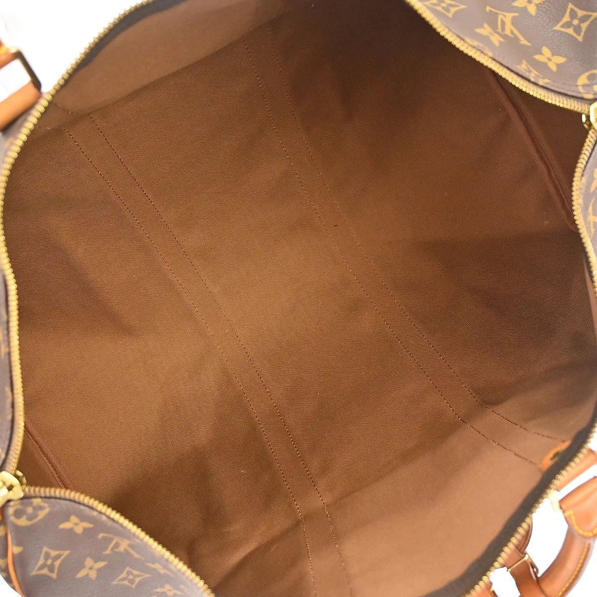 Louis Vuitton Keepall Monogram Canvas, Brown, Canvas, Travel Bag