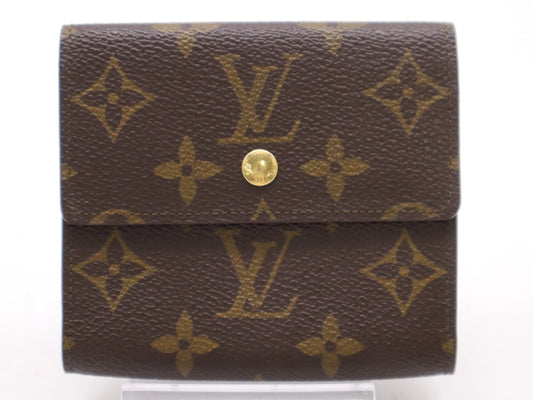Louis Vuitton Porte Tresor Etui Papiers Monogram Canvas, Brown, Canvas, Wallet