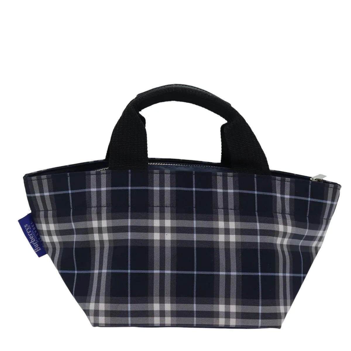 Burberry Nova Check Blue Label Nylon, Navy, Nylon, Handbag