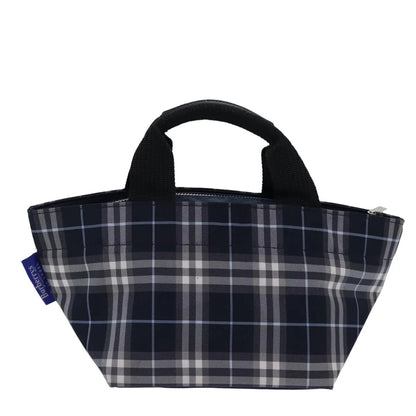 Burberry Nova Check Blue Label Nylon, Navy, Nylon, Handbag