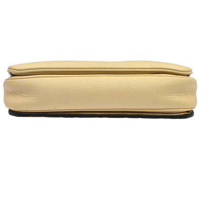 Louis Vuitton Braided Handle Pochette Metis Monogram Empreinte Leather, White, Leather, Handbag