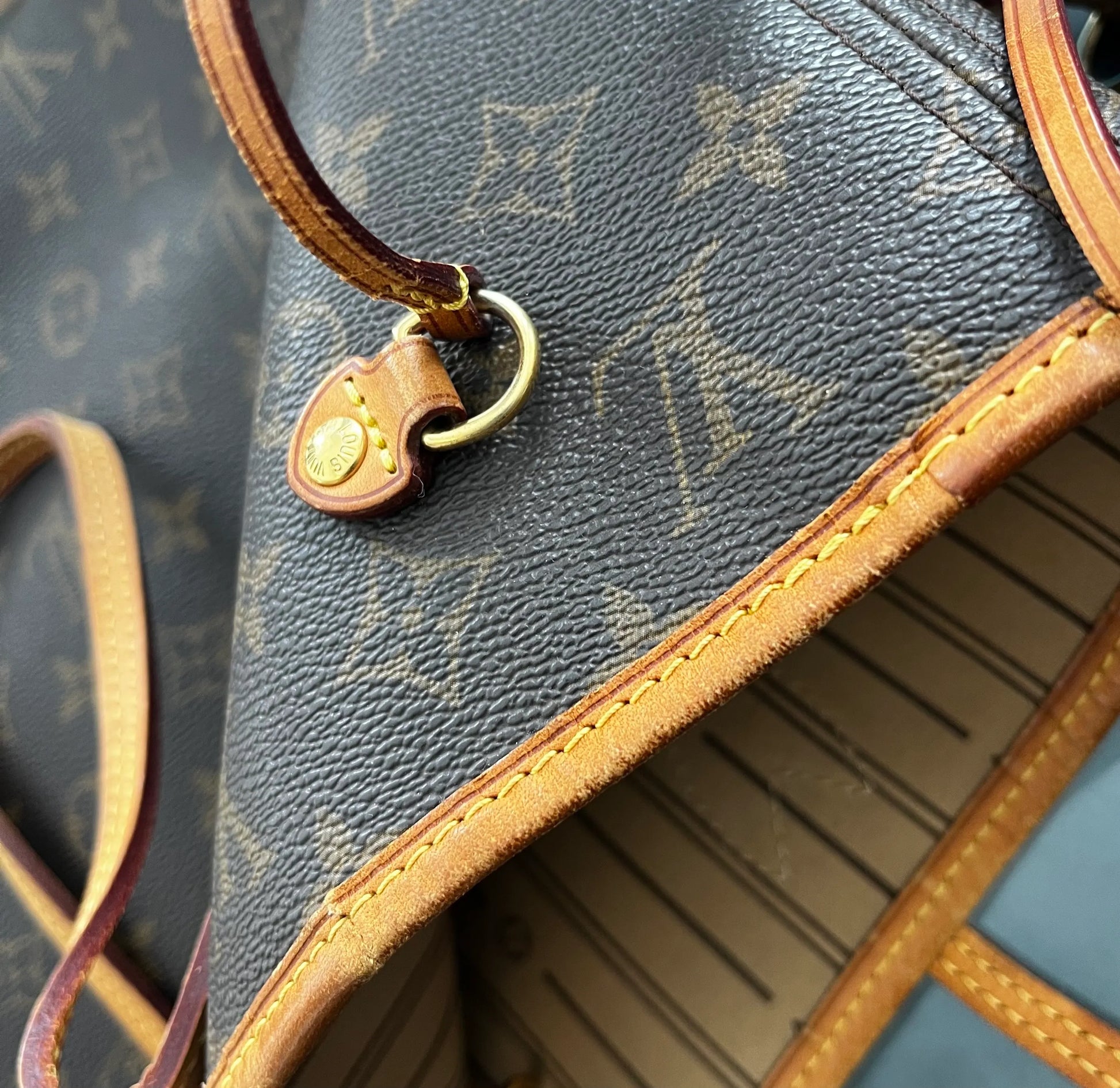 Louis Vuitton Neverfull Tote Monogram Canvas, Brown, Canvas, Tote Bag