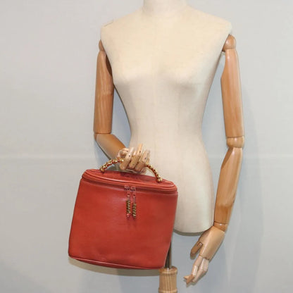 Loewe Vintage Velazquez Top Handle Leather, Orange, Leather, Handbag