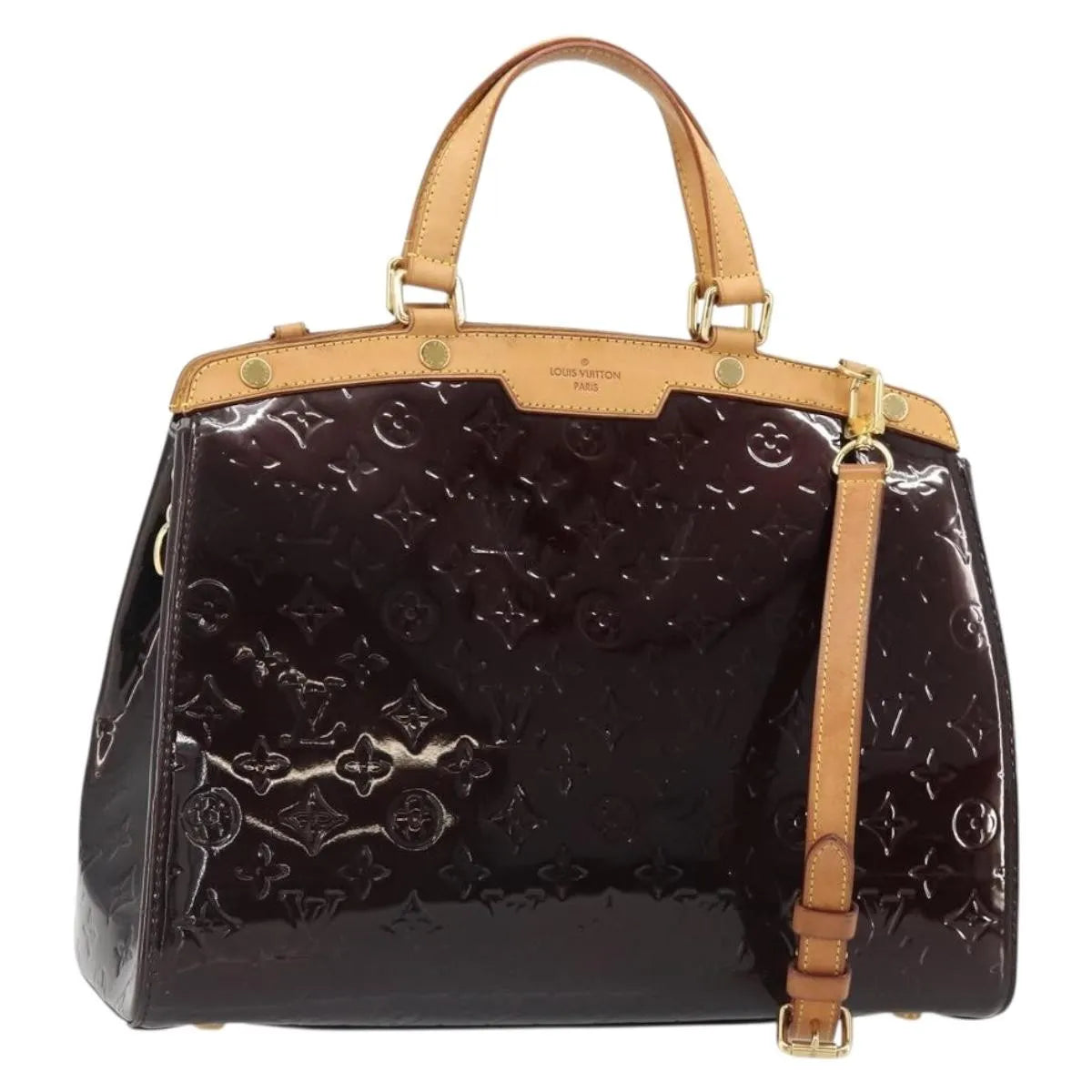 Louis Vuitton Blair Monogram vernis, Purple, Patent Leather, Handbag