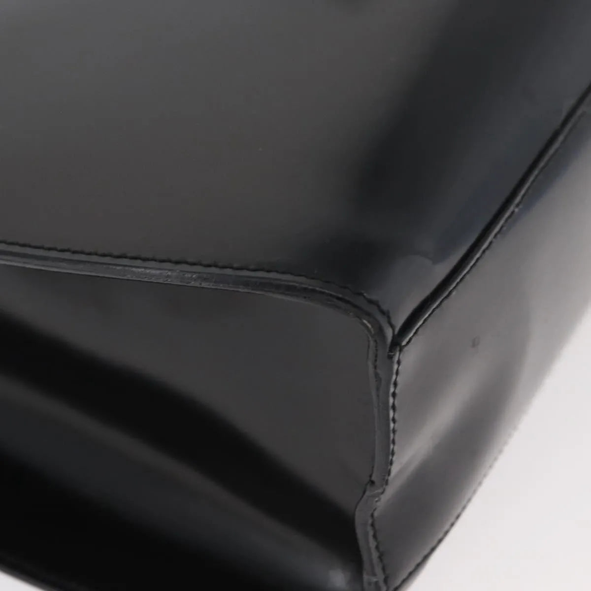 Salvatore Ferragamo Gancini Tote Patent leather, Black, Patent Leather, Tote Bag