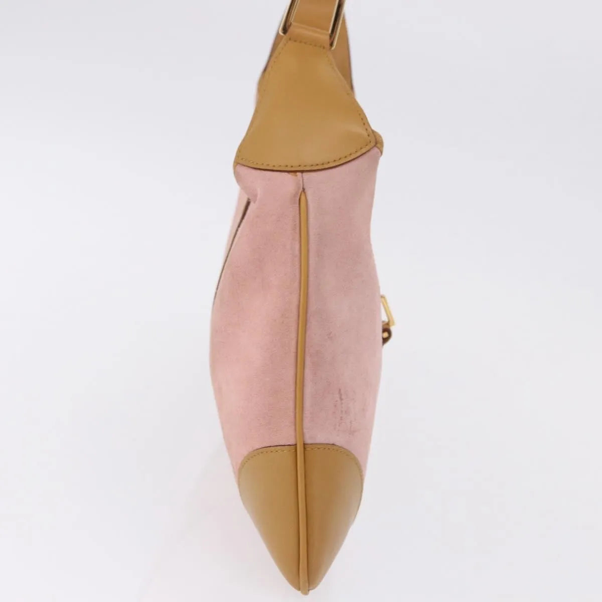 Gucci Bamboo Jackie Suede, Pink, Suede, Handbag