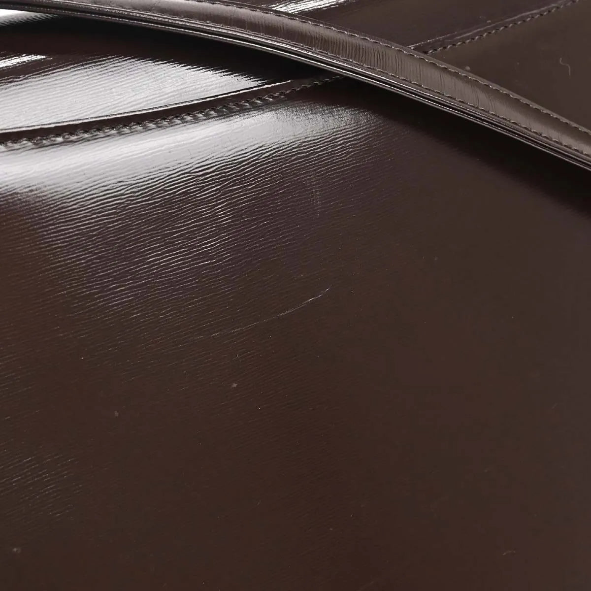 Saint Laurent Vintage Leather, Brown, Leather, Shoulder Bag