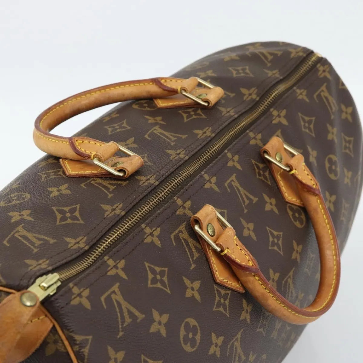 Louis Vuitton Speedy Monogram Canvas, Brown, Canvas, Handbag