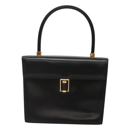 Gucci Vintage Leather, Black, Leather, Handbag