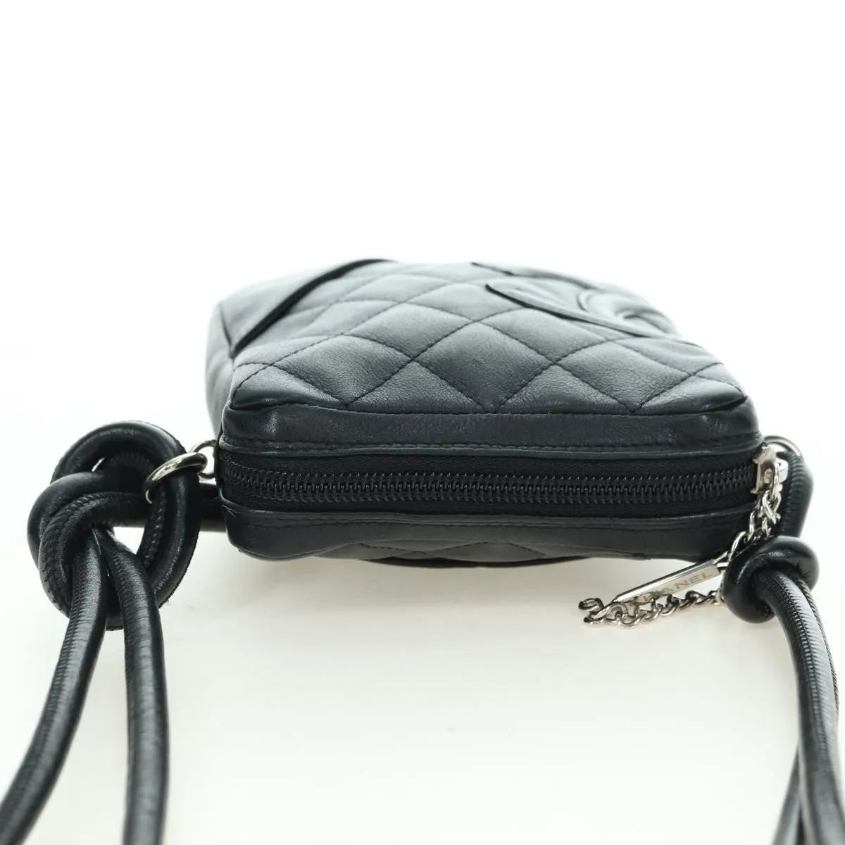 Chanel Cambon Crossbody Bag Quilted leather, Black, Leather, Shoulder Bag