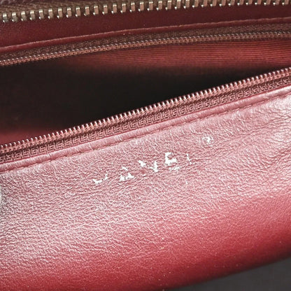 Chanel Medallion Tote Quilted Caviar, Burgundy, Leather, Tote Bag