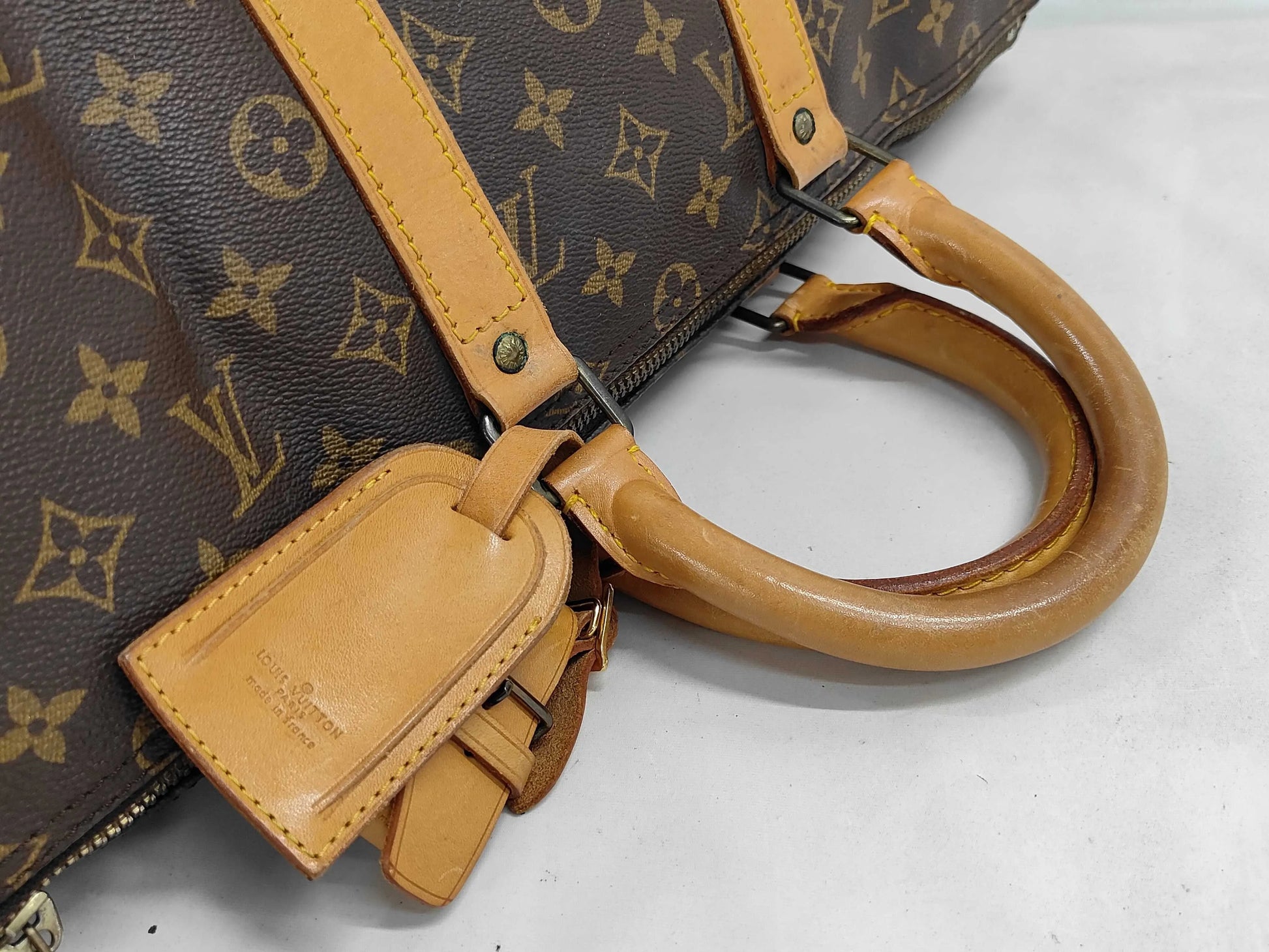 Louis Vuitton Keepall Monogram Canvas, Brown, Canvas, Travel Bag