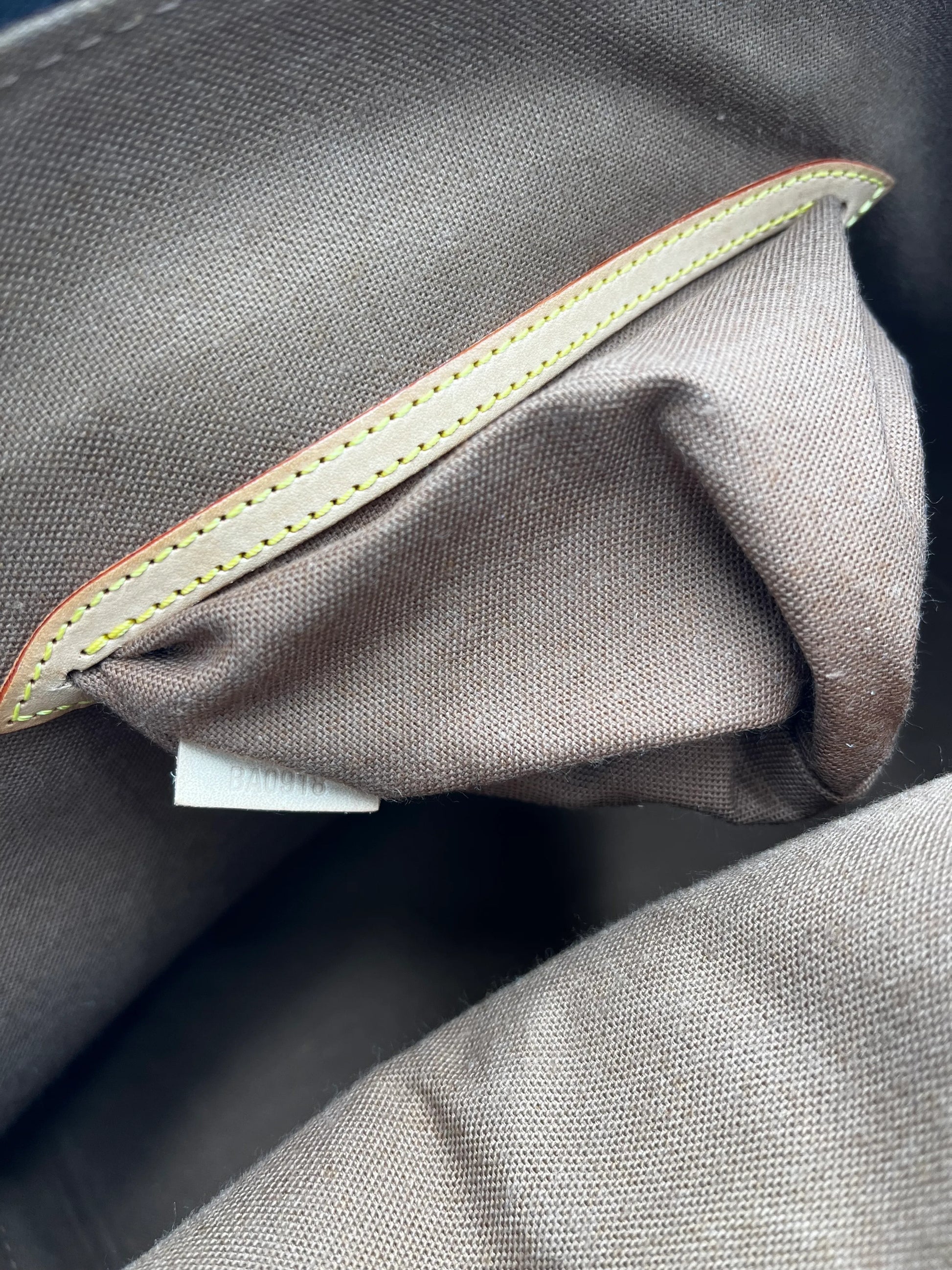 Louis Vuitton Vintage Alma Monogram Canvas, Brown, Canvas, Handbag