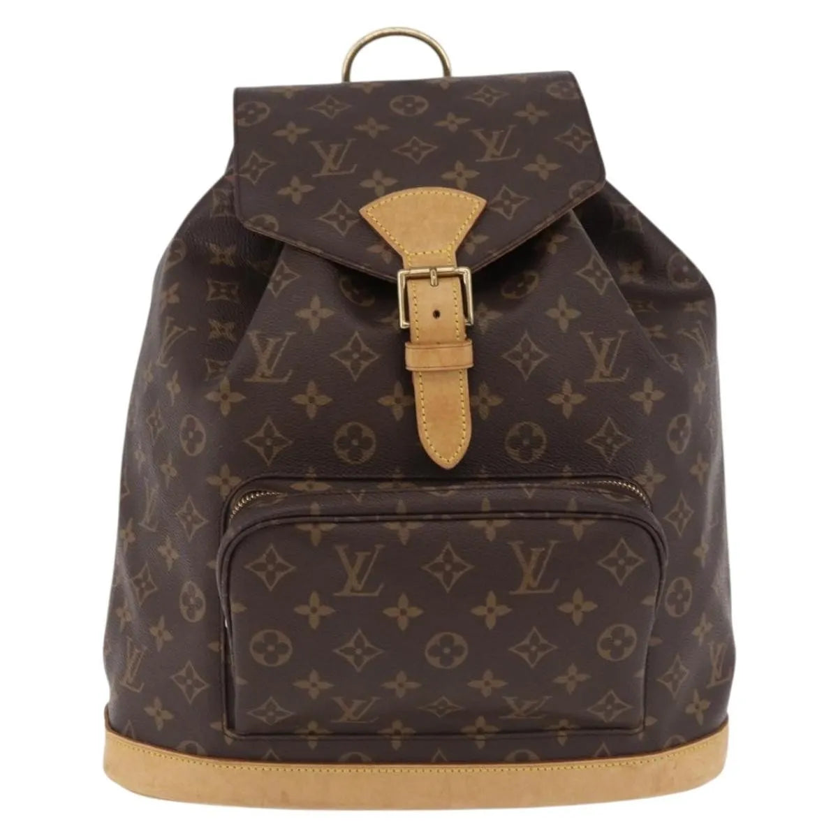 Louis Vuitton Montsouris Monogram, Brown, Canvas, Backpack