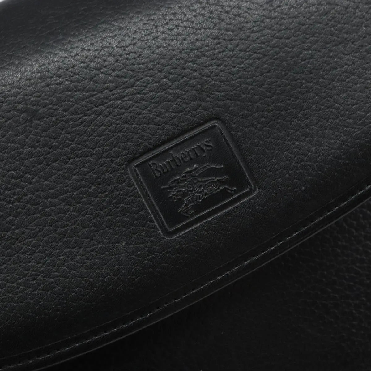 Burberry Vintage Leather, Black, Leather, Shoulder Bag