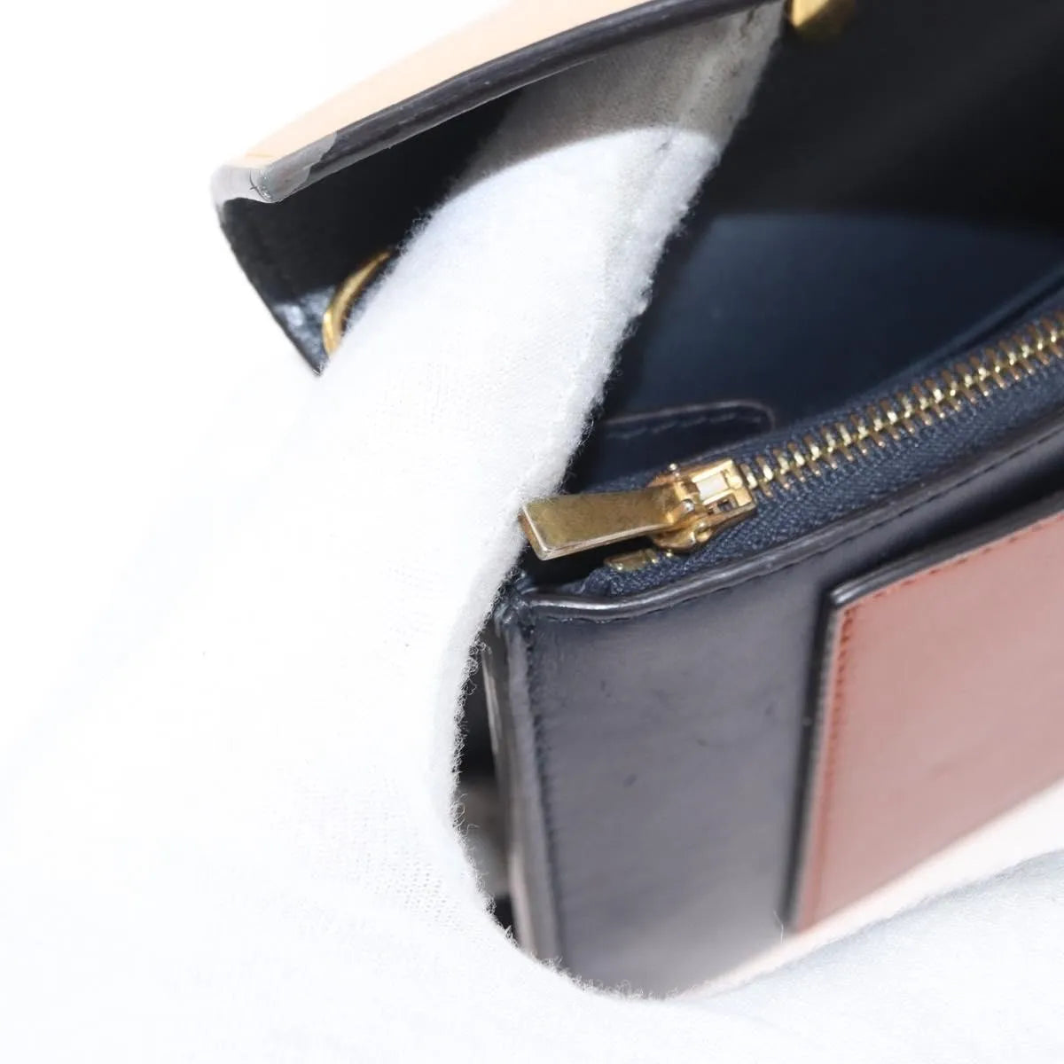 Celine Pocket Envelope Leather, Multicolour, Leather, Shoulder Bag