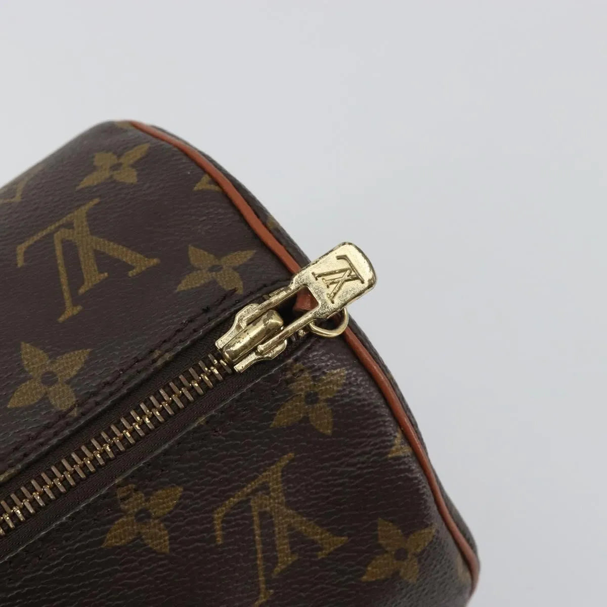 Louis Vuitton Papillon Monogram, Brown, Canvas, Handbag