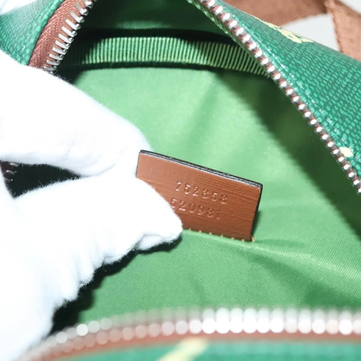 Gucci The Jetsons Web Sherry Line Roun Jetsons Web Sherry Line PVC, Green, PVC, Backpack