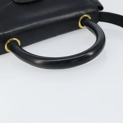 Salvatore Ferragamo Vintage Leather, Black, Leather, Handbag