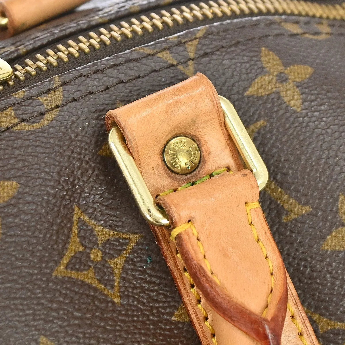 Louis Vuitton Keepall Monogram, Brown, Canvas, Travel Bag