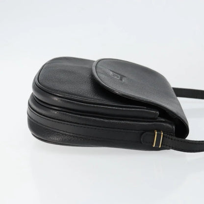 Burberry Flap Shoulder Leather, Black, Leather, Shoulder Bag