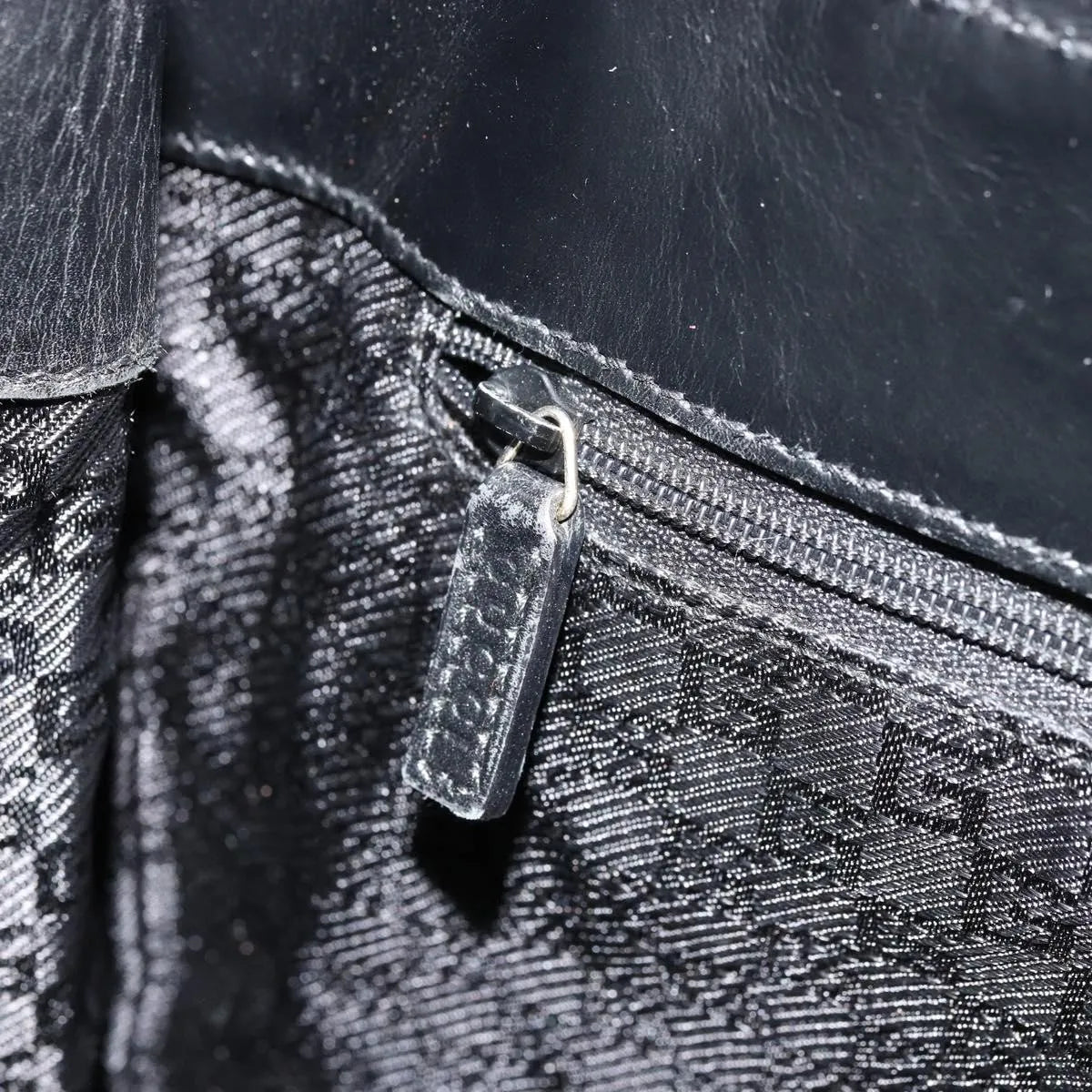 Gucci Vintage tote Leather, Black, Leather, Tote Bag
