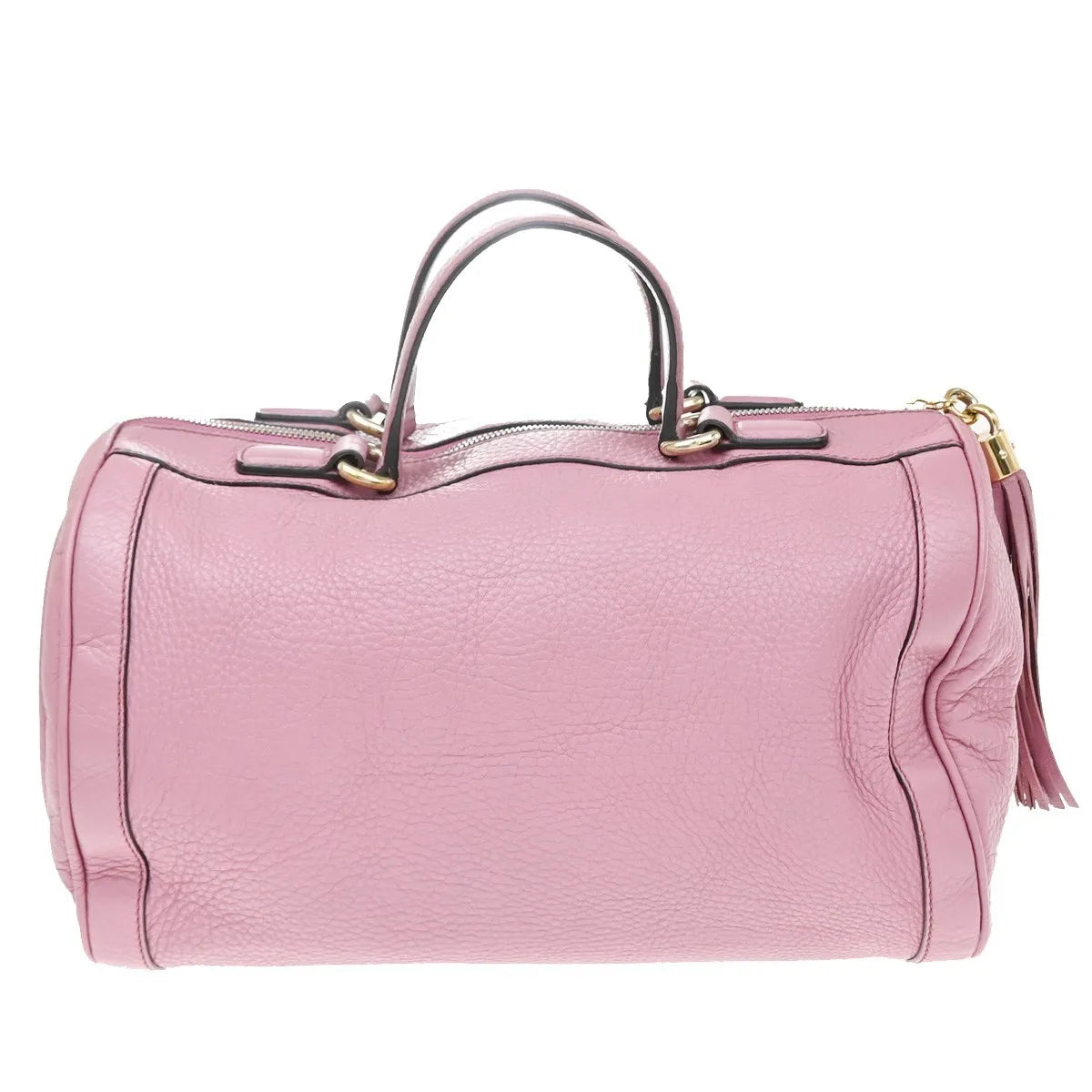 Gucci Soho Boston Leather, Pink, Leather, Handbag