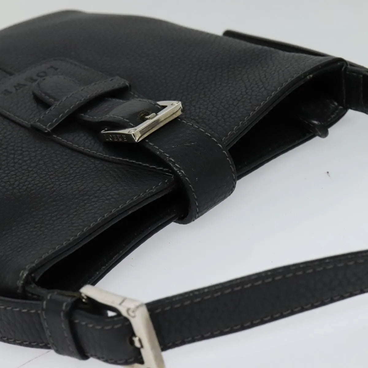 Loewe Vintage Leather, Black, Leather, Shoulder Bag