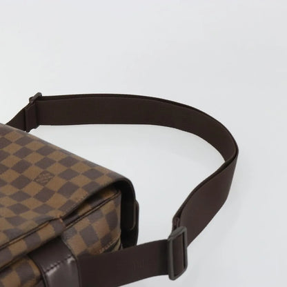Louis Vuitton Naviglio Damier, Brown, Canvas, Shoulder Bag
