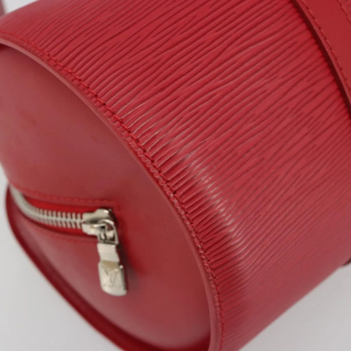 Louis Vuitton Soufflot Epi Leather, Red, Leather, Handbag