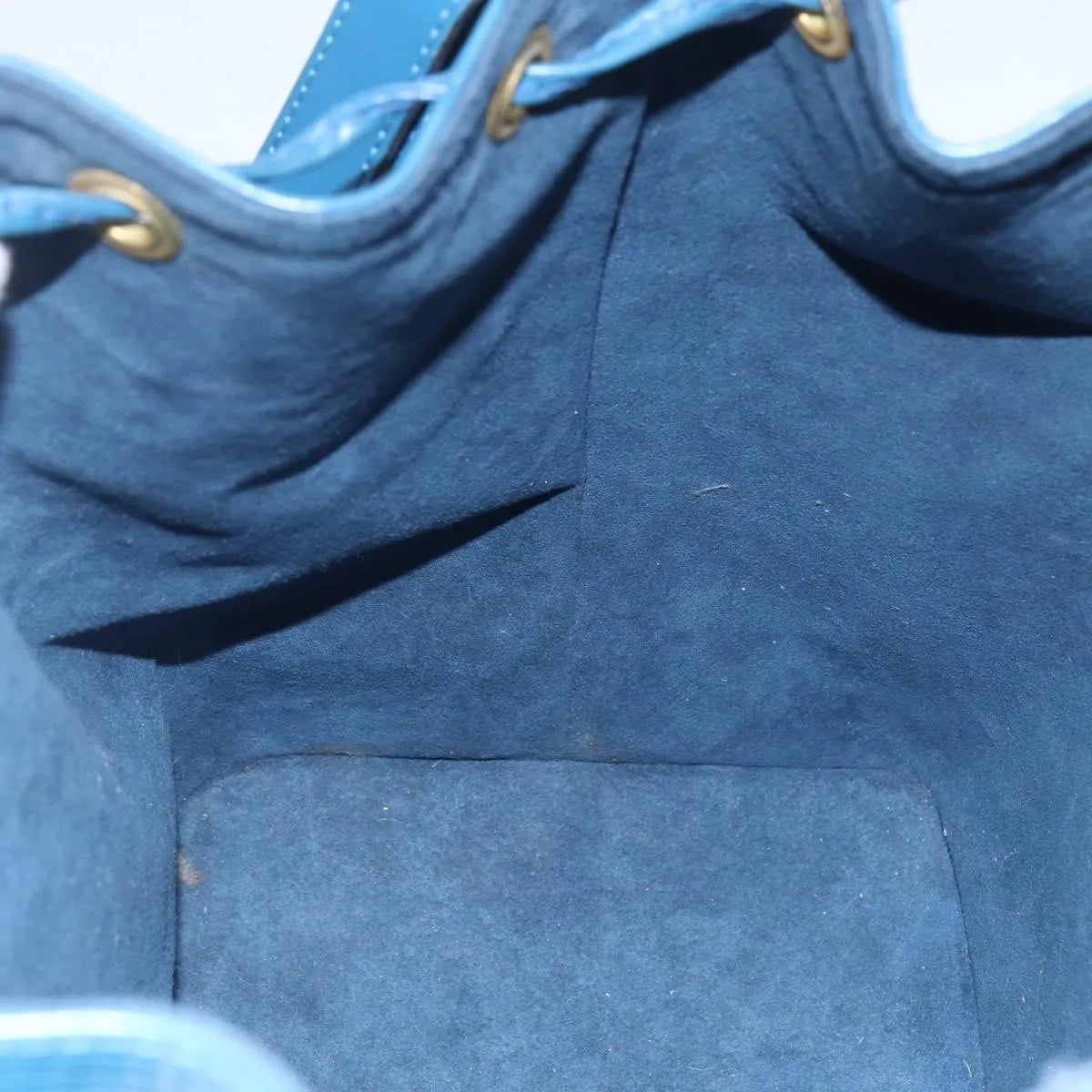 Louis Vuitton Petit Noe Epi Leather, Blue, Leather, Shoulder Bag