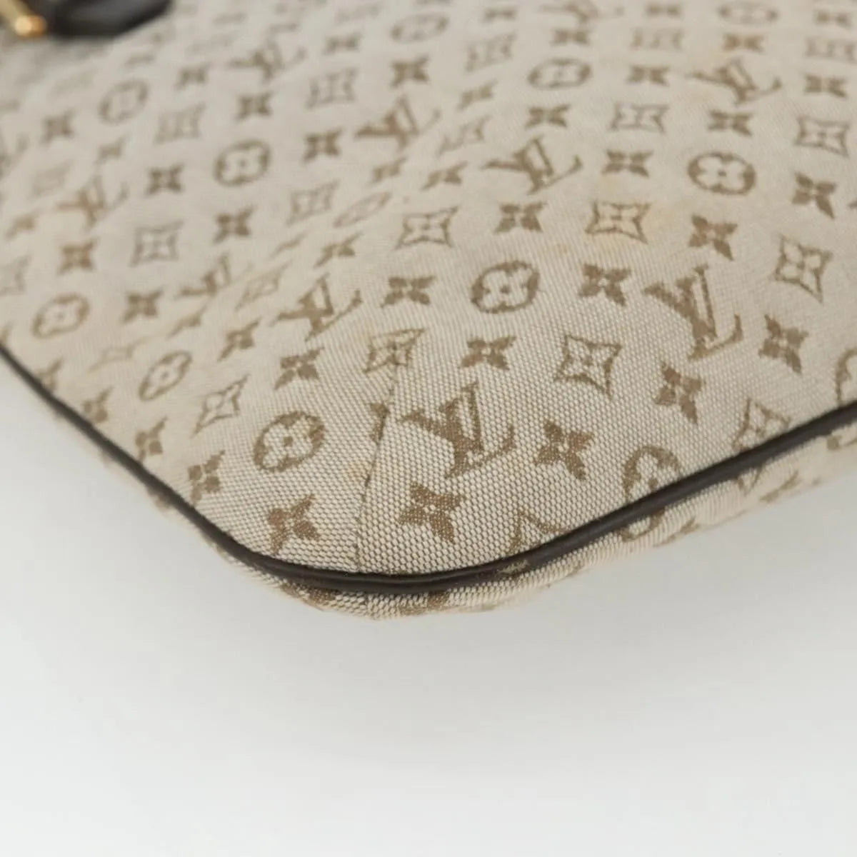 Louis Vuitton Francoise Mini lin, Khaki, Canvas, Tote Bag