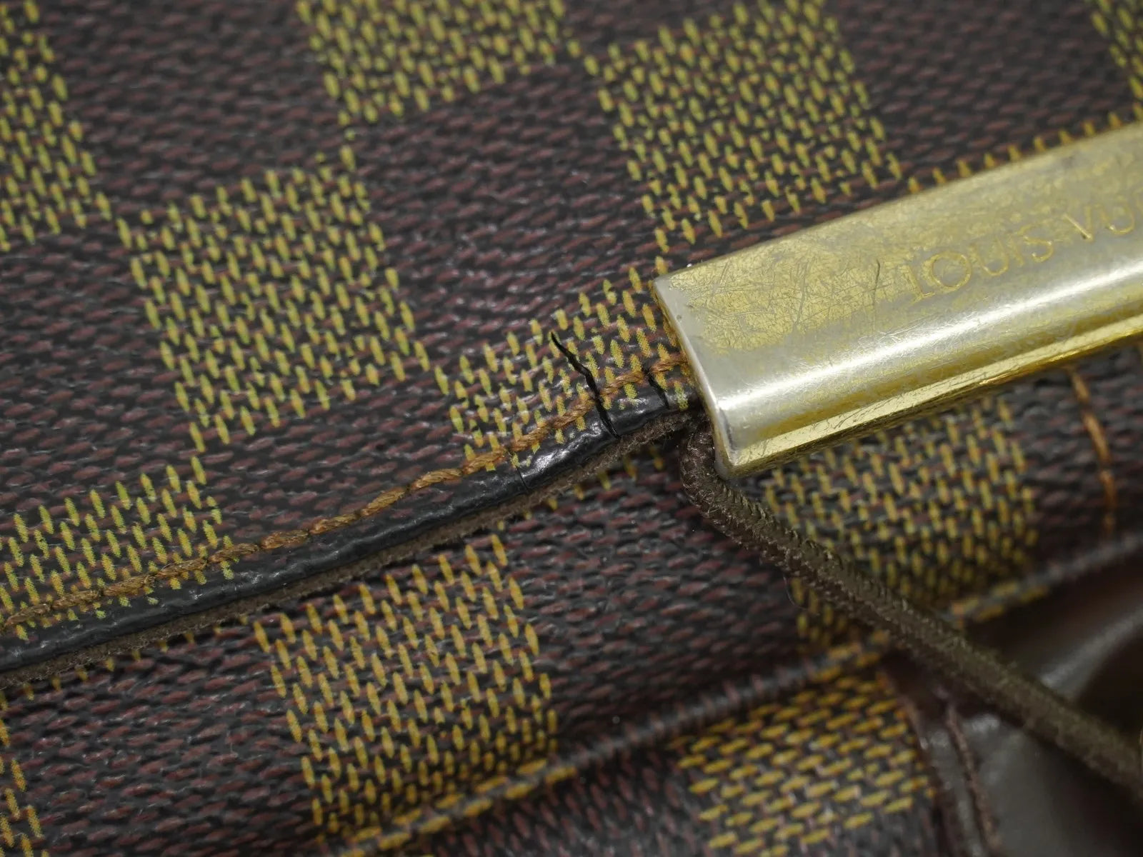 Louis Vuitton Bastille Damier, Brown, Canvas, Shoulder Bag