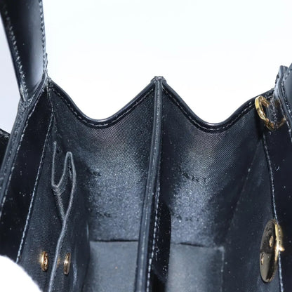 Bvlgari Handbag Leather, Black, Leather, Handbag