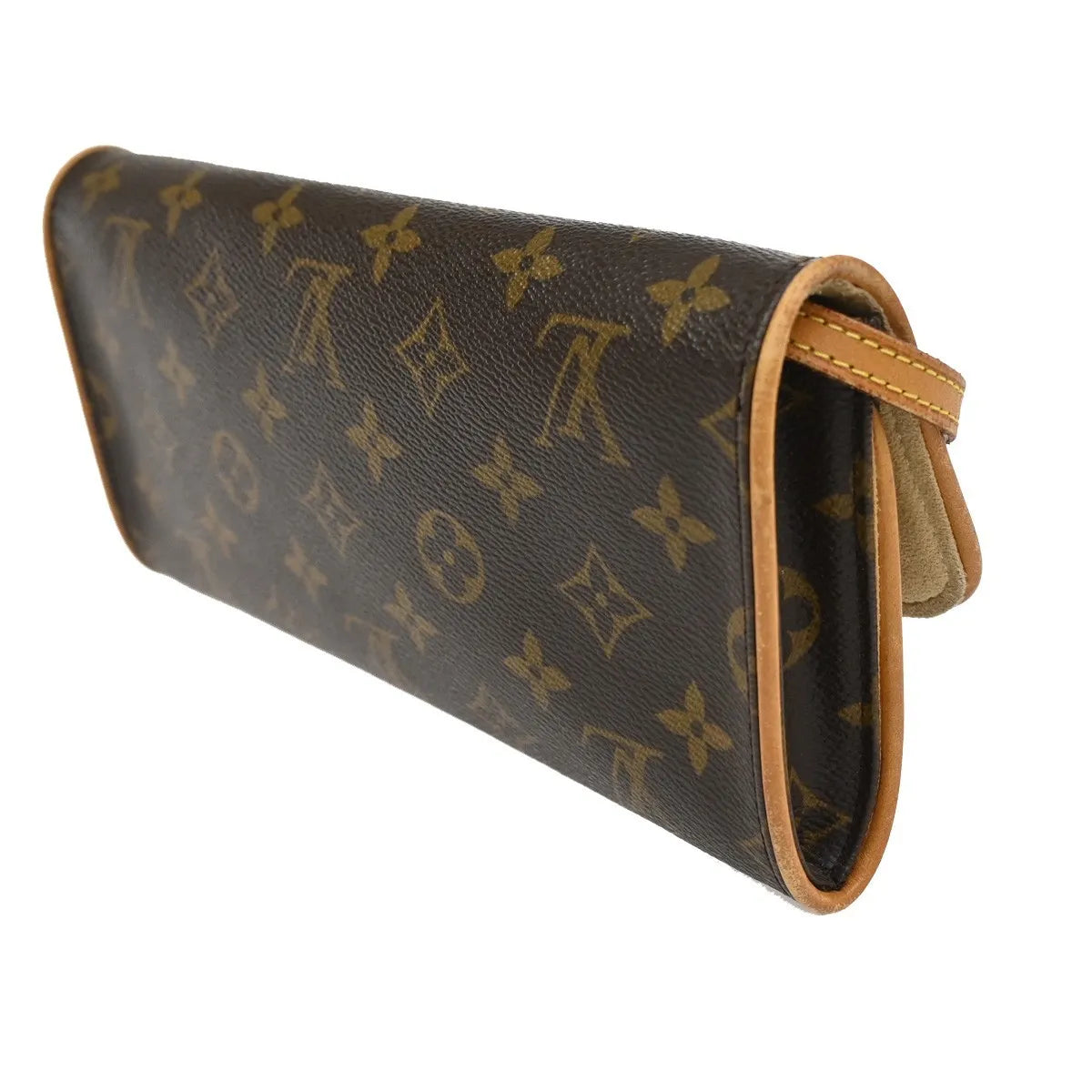 Louis Vuitton Twin Monogram Canvas, Brown, Canvas, Clutch
