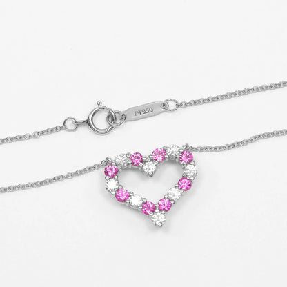 Tiffany & Co. Sentimental Heart Platinum, Silver, Platinum, Necklace