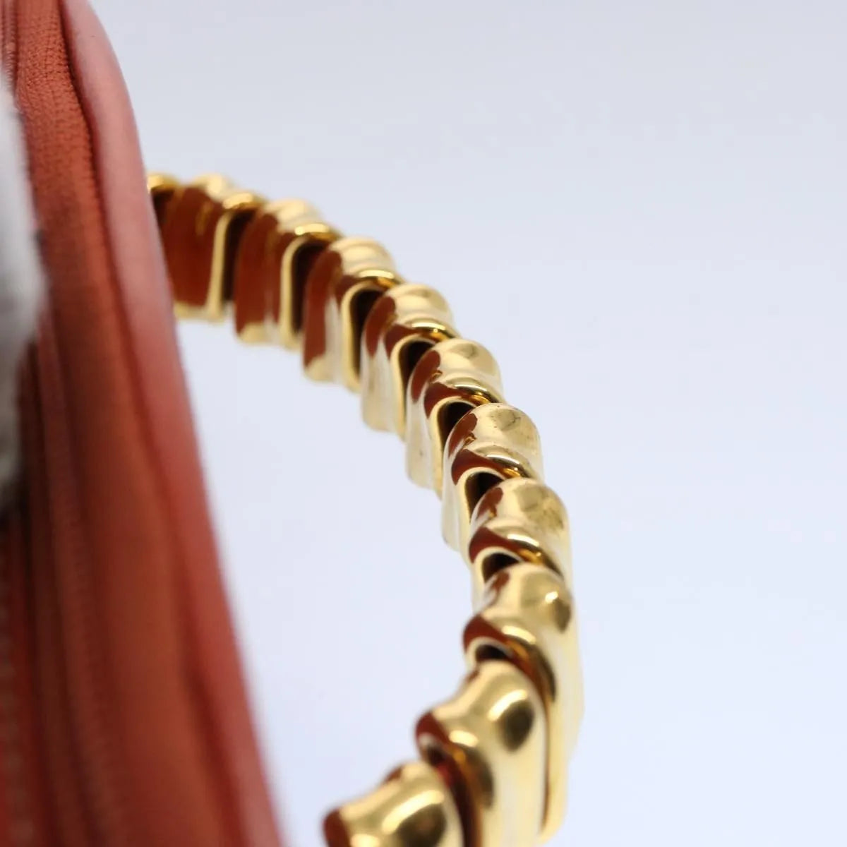 Loewe Vintage Velazquez Top Handle Leather, Orange, Leather, Handbag