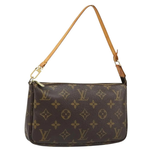 Louis Vuitton Pochette Accessoires NM Monogram Canvas, Brown, Canvas, Clutch