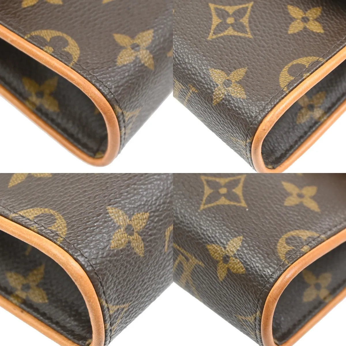 Louis Vuitton Florentine Waist Monogram Canvas, Brown, Canvas, Clutch