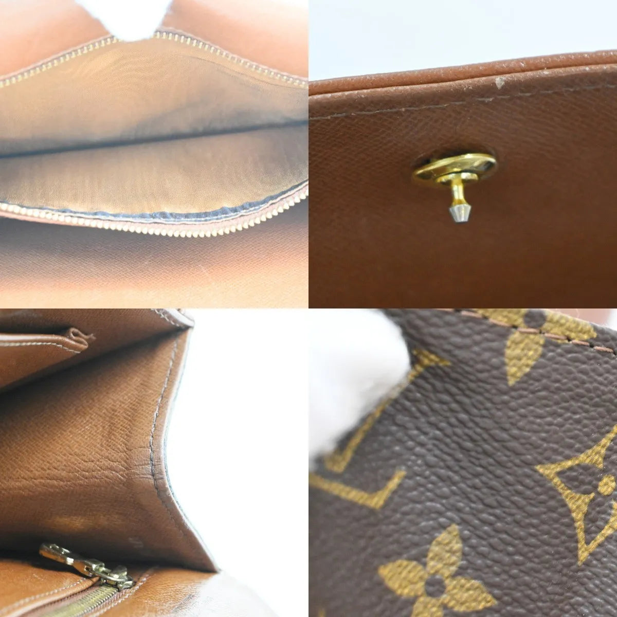Louis Vuitton Dame Pochette Monogram Canvas, Brown, Canvas, Clutch