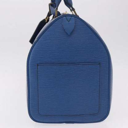 Louis Vuitton Keepall Epi Leather, Blue, Leather, Travel Bag