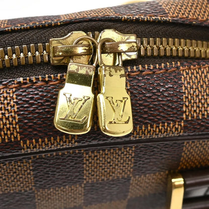 Louis Vuitton Sarria Damier, Brown, Canvas, Handbag