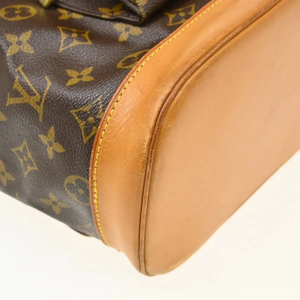 Louis Vuitton Vintage Montsouris Monogram Canvas, Brown, Canvas, Backpack