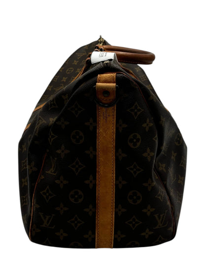 Louis Vuitton Keepall Monogram Canvas, Brown, Canvas, Handbag
