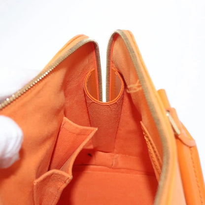 Louis Vuitton Alma Epi, Orange, Leather, Handbag