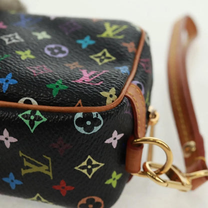Louis Vuitton Wapity Trousse Monogram Multicolor, Black, Canvas, Clutch
