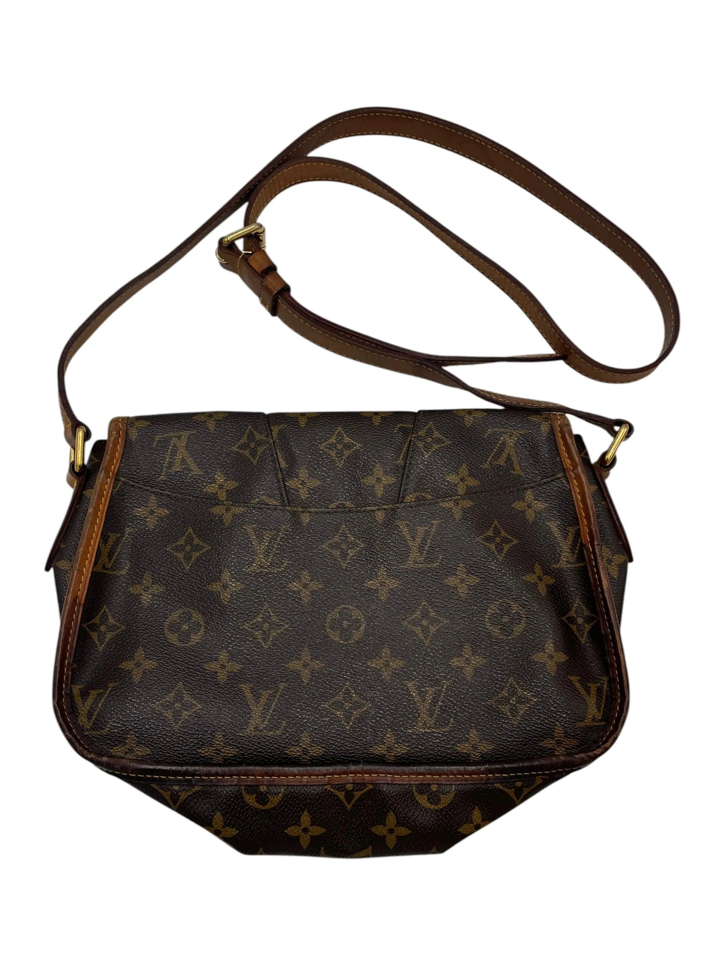 Louis Vuitton Menilmontant Monogram Canvas, Brown, Canvas, Handbag
