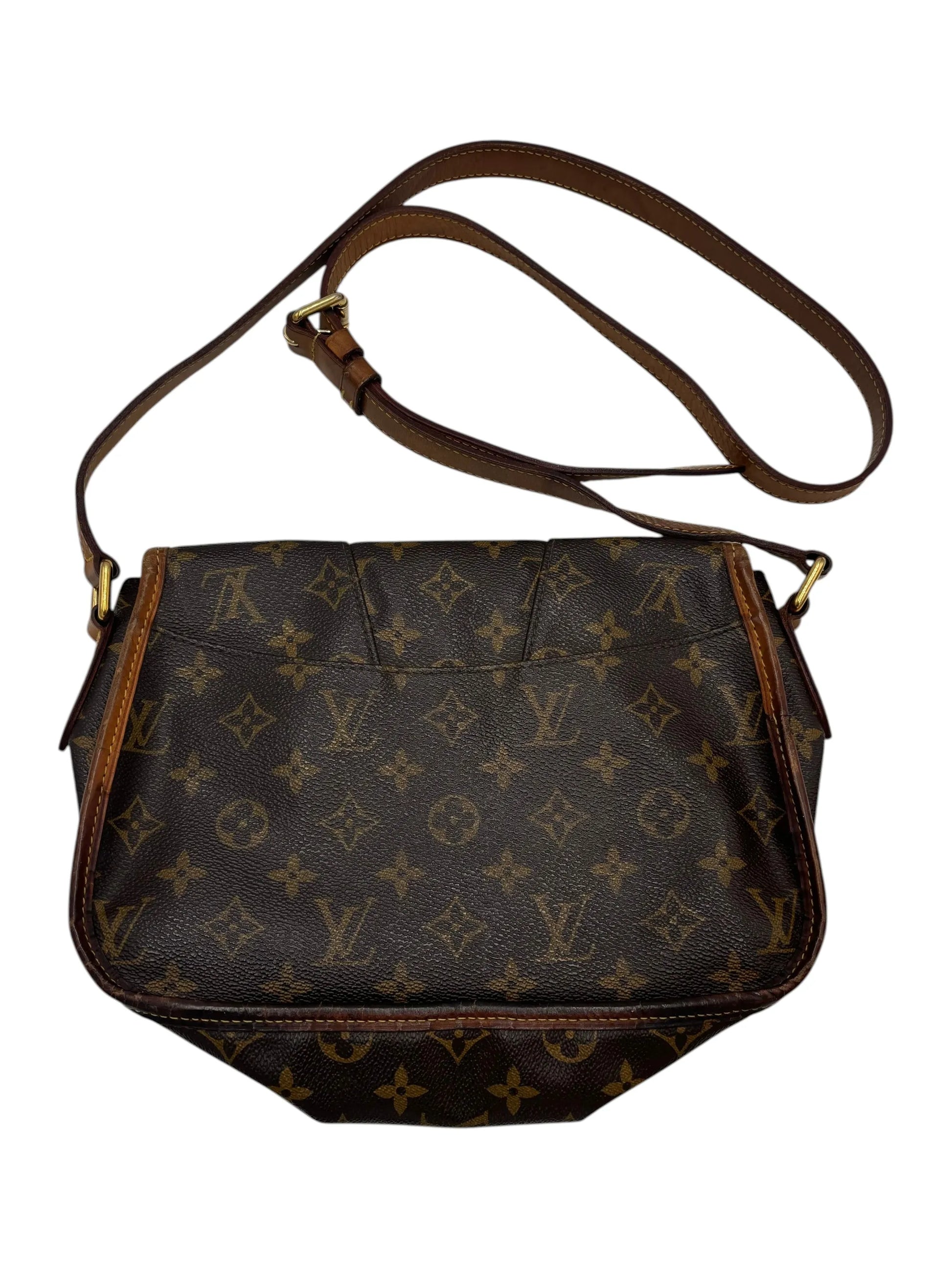 Louis Vuitton Menilmontant Monogram Canvas, Brown, Canvas, Handbag