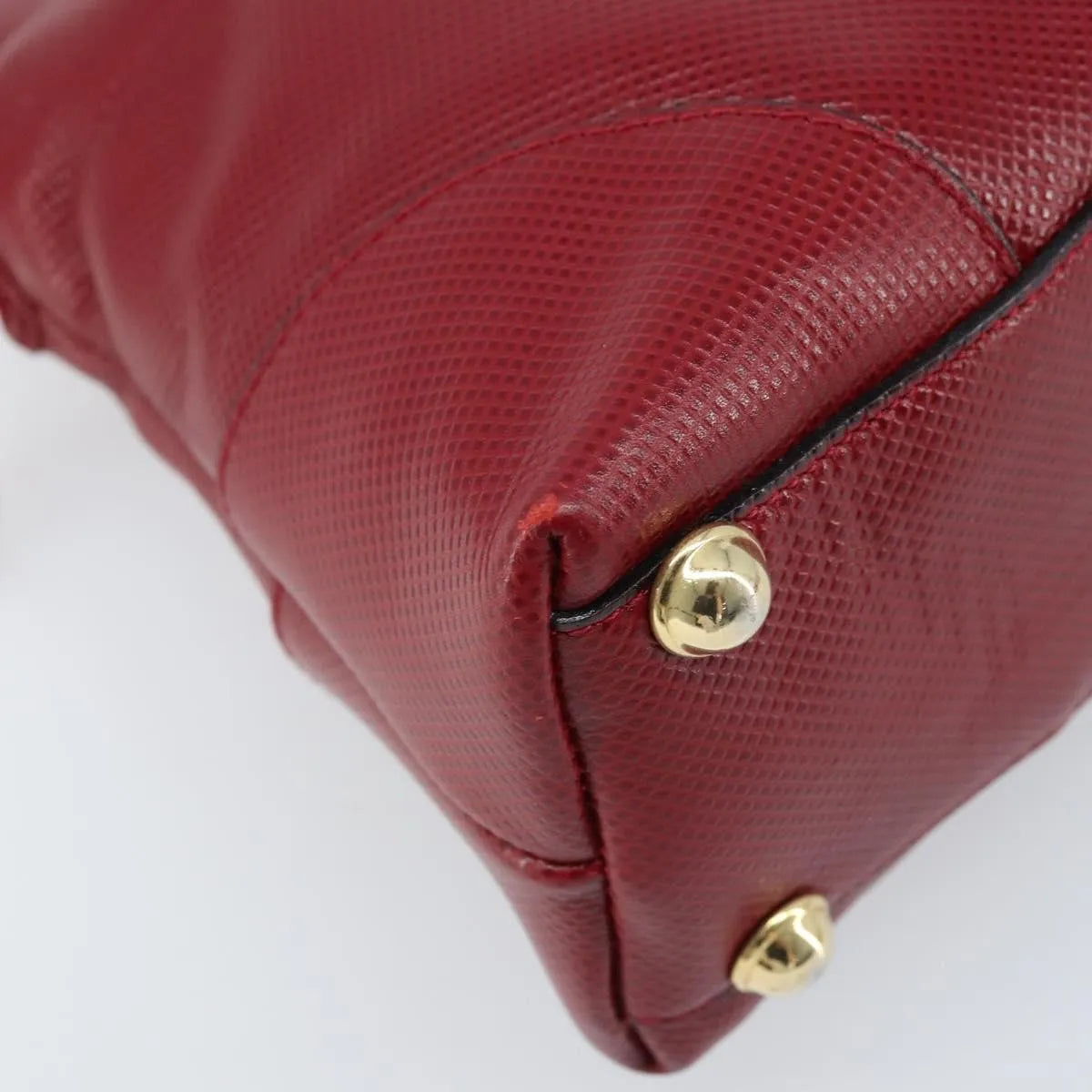 Bottega Veneta Vintage Leather, Red, Leather, Handbag