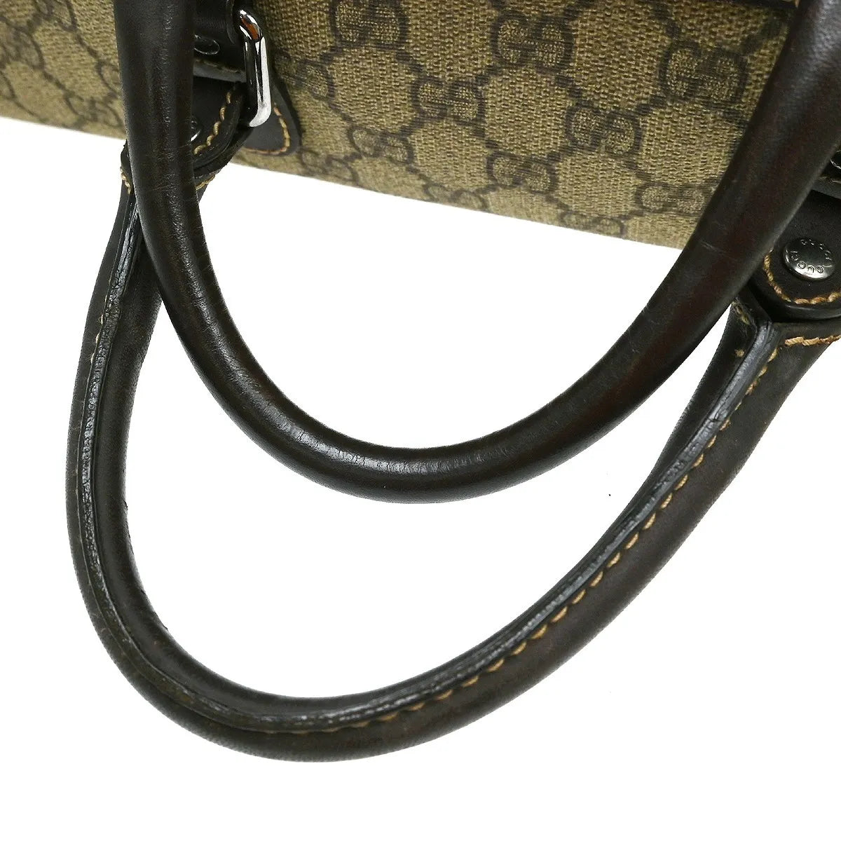 Gucci Joy Boston GG Canvas, Beige, PVC, Travel Bag